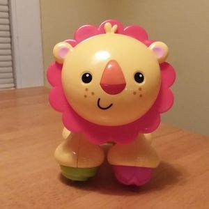 Fisher Price Lion Clicker Pal 6-36 mos. EUC Small Toy